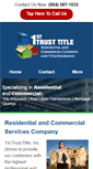 Mobile Screenshot of 1sttrusttitle.com